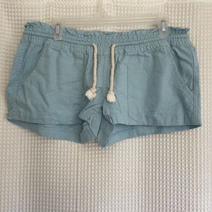 ROXY Women’s Chambray Shorts. Sz L